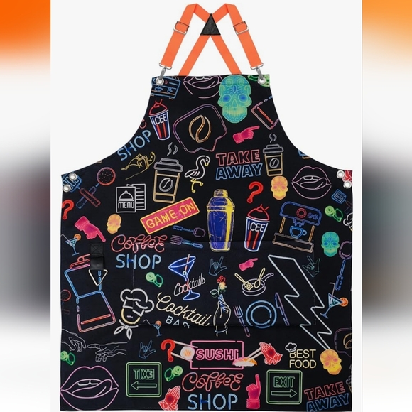 Apron for Men & Women with Pockets - Picture 2 of 7